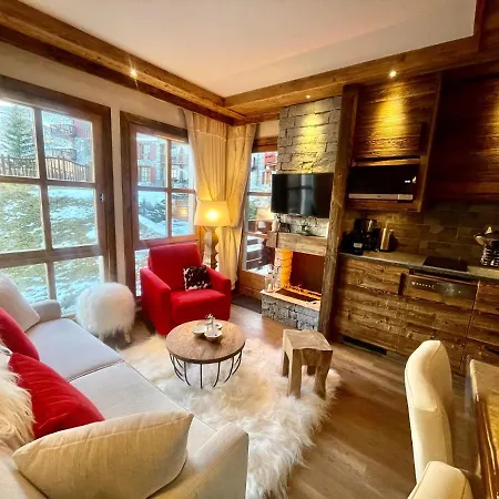 Arc 1950 Appt Luxe 2-4pers -skis Aux Pieds-spa-piscines Interieure Et Exterieure-sauna-hammam Apartment Les Arcs (Savoie)